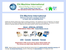 Tablet Screenshot of chimachine4u.com